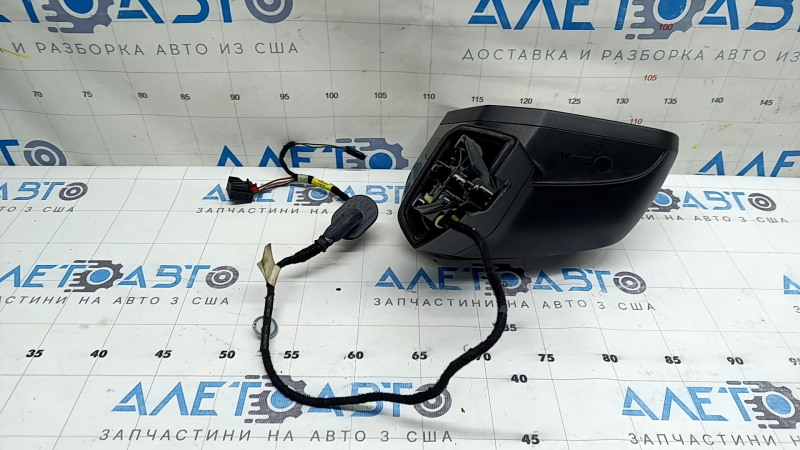 Зеркало боковое правое в сборе Audi Q3 83A 19-24 6+2 пинов, поворотник, подогрев, BSM, графит