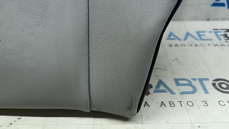 Спинка заднего ряда сидений 2 ряд левая Toyota Prius 50 18-22 кожа черно-серая, под чистку, примята