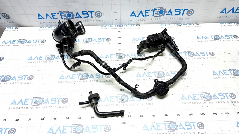 Воздуховод на впуск Mercedes W213 E 300 17-19 2.0T в сборе, тип2, обломана трубка
