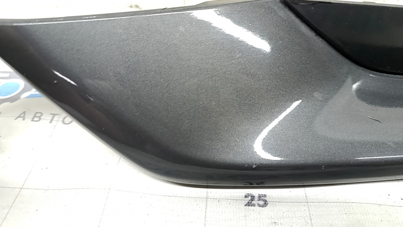 Накладка переднего бампера левая Mazda 3 19-26 4d структура черная, Mexico built, крашена песок