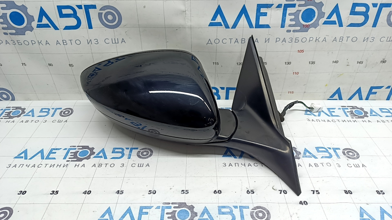 Зеркало боковое правое в сборе Honda Accord 21-22 5 пинов, черное, подогрев