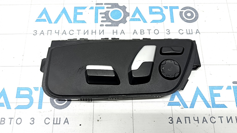 Управление водительским сидением BMW 5 G30 17-23 черное с хром, царапины, потерто