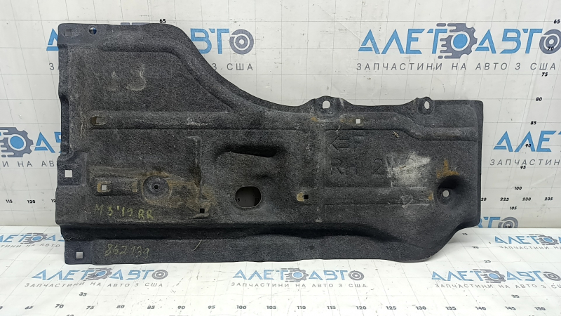 Защита днища задняя правая Mazda 3 19-26 FWD Mexico built потерта