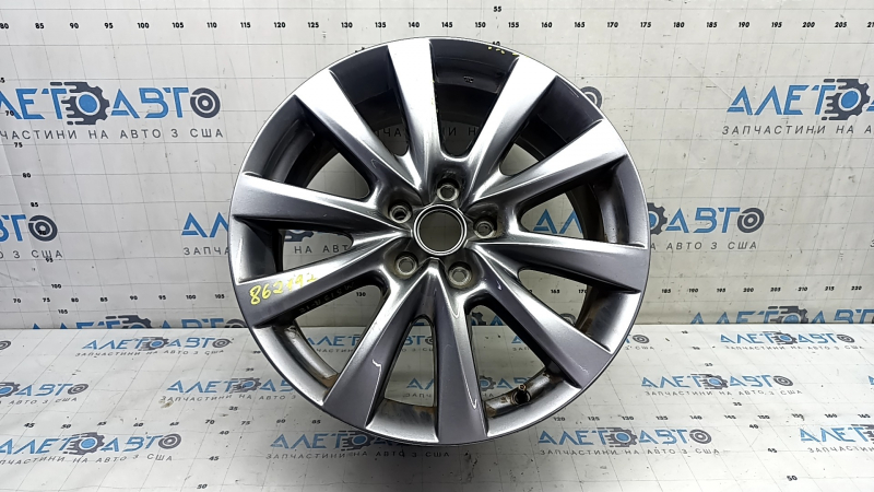 Диск колесный R18x7J ET45 Mazda 3 19-24 серебро, легкая бордюрка