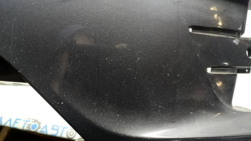 Бампер передний голый Tesla Model X 16-21 тип 2, графит PMNG, царапины, песок, отверстия под номер, скол краски, отклеены крепления