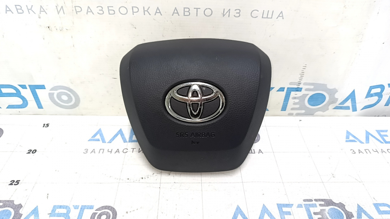 Подушка безопасности для Toyota Highlander 2020, черная, передняя сторона с логотипом.