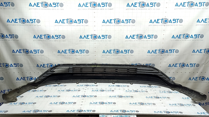 Губа переднего бампера Toyota Highlander 20-23 структура, царапины, потерта