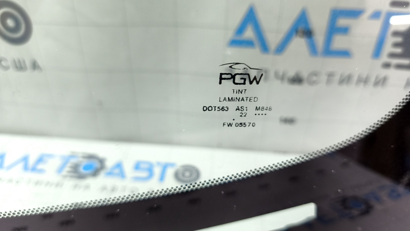 Маркировка PGW на лобовом стекле для Toyota Sienna, детали