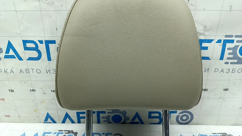 Подголовник передний правый Toyota Camry v50 12-14 usa, кожа бежевая, под чистку, примят