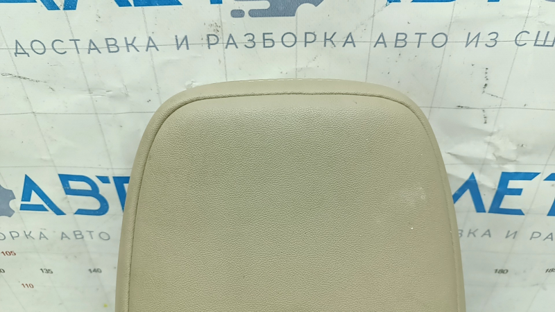 Подголовник передний правый Toyota Camry v50 12-14 usa, кожа бежевая, под чистку, примят