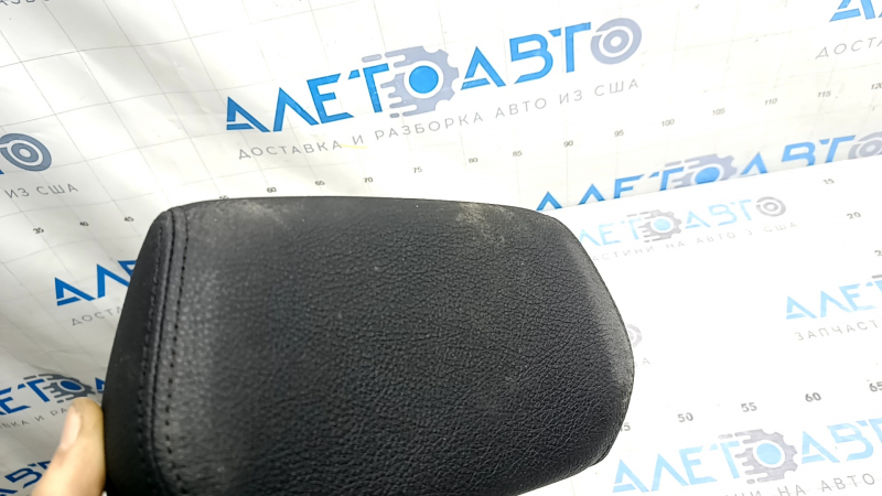 Подголовник 2 ряда правый BMW 3 F30 12-18 кожа черная, под цельную спинку, под чистку