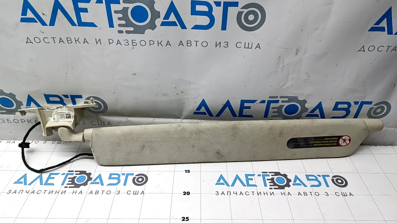 Козырек правый Tesla Model X 16-21 алькантара бежевый, под химчистку