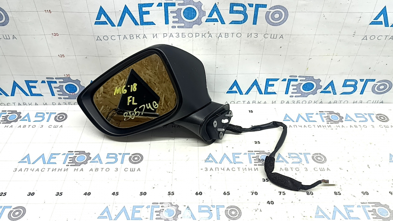 Боковое зеркало левое Mazda 6 2014-2021, с царапиной на корпусе.