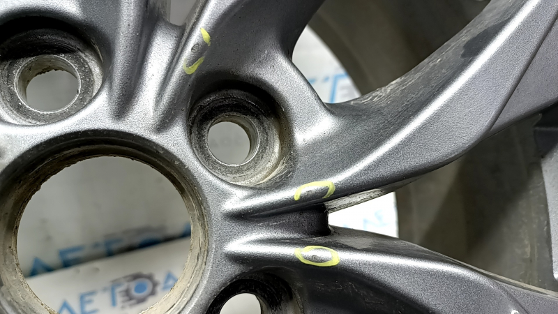 Диск колесный R17 x 7J ET40 Toyota Sienna 21-26 Dicastal легкая бордюрка, после ремонта