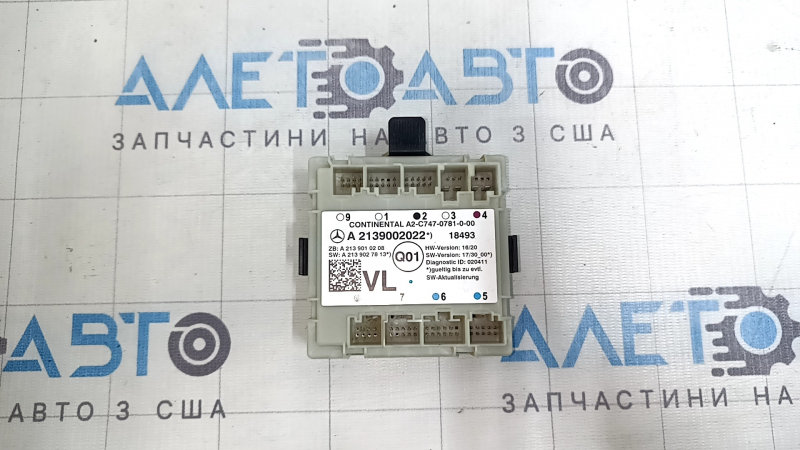 Блок управления дверью передней левой Mercedes C-class W205 15-21