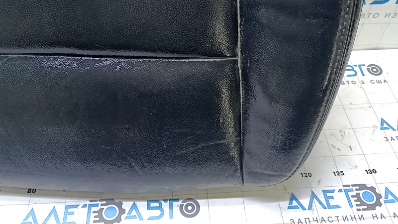 Обшивка подушки водительского сиденья Toyota Avalon 13-14 кожа черная, с подогревом, замята