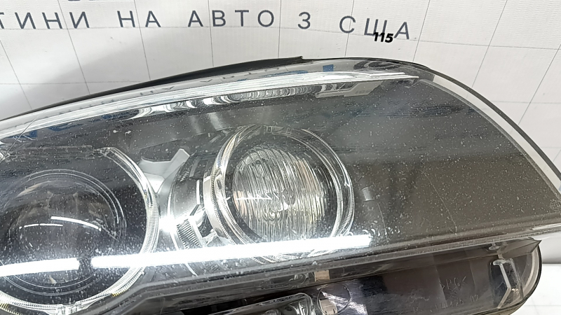 Фара передняя правая в сборе BMW 5 F10 14-16 ксенон, под полировку, тычки