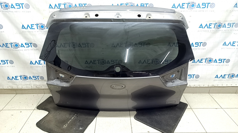 Дверь багажника голая со стеклом Kia Niro 17-19 тонировка, графит MST