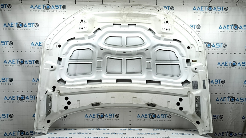 Капот голый Audi Q5 80A 18-24 алюминий, белый LY9C