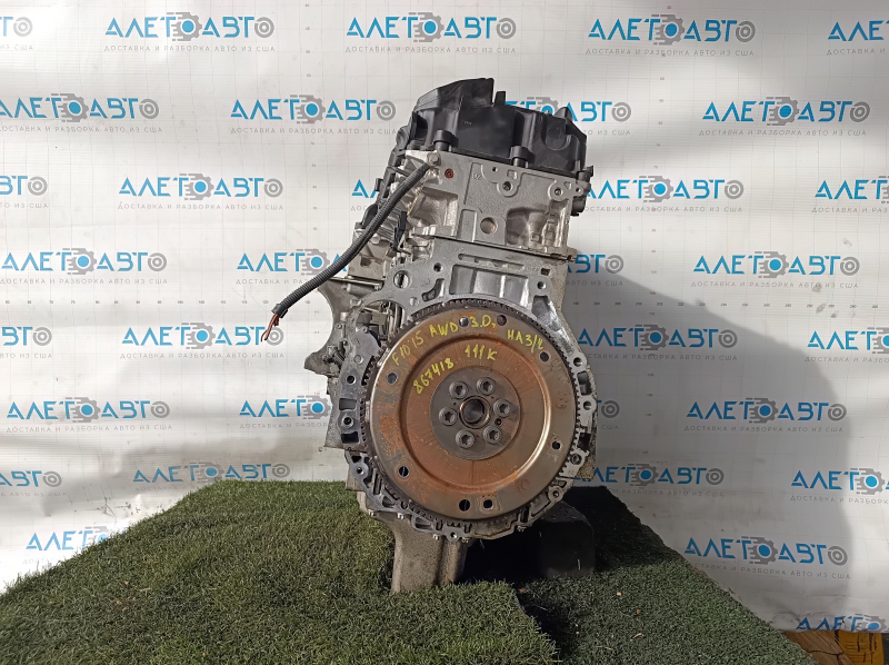 Двигатель BMW 5 F10 13-16 N55B30A AWD 111к запустился, повреждение водой, эмульсия, на запчасти