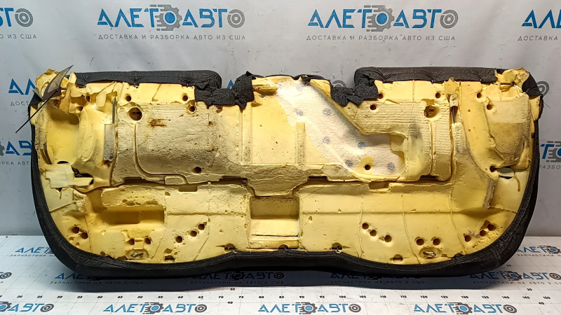Подушка заднего ряда сидений Ford Fusion mk5, обратная сторона с видимыми креплениями.