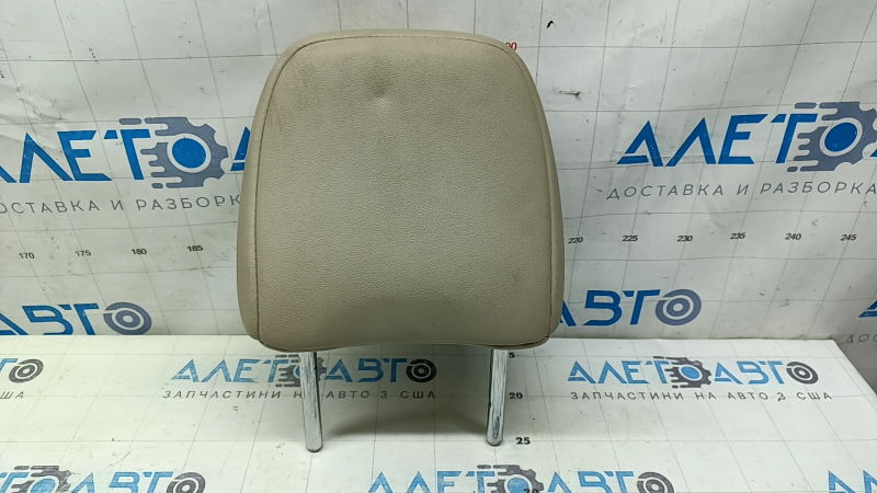 Подголовник передний правый Toyota Camry v50 12-14 usa, кожа бежевая, под чистку, примят