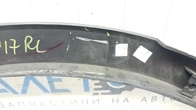 Накладка арки крыла задняя левая Lincoln MKC 15-19 структура, царапины, сломано крепление