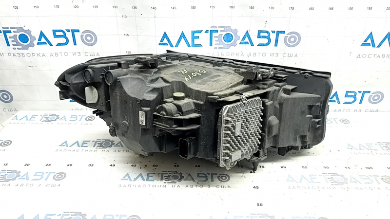 Фара передняя левая в сборе BMW 5 G30 17-20 LED Corona Rings S524A с креплением, под полировку
