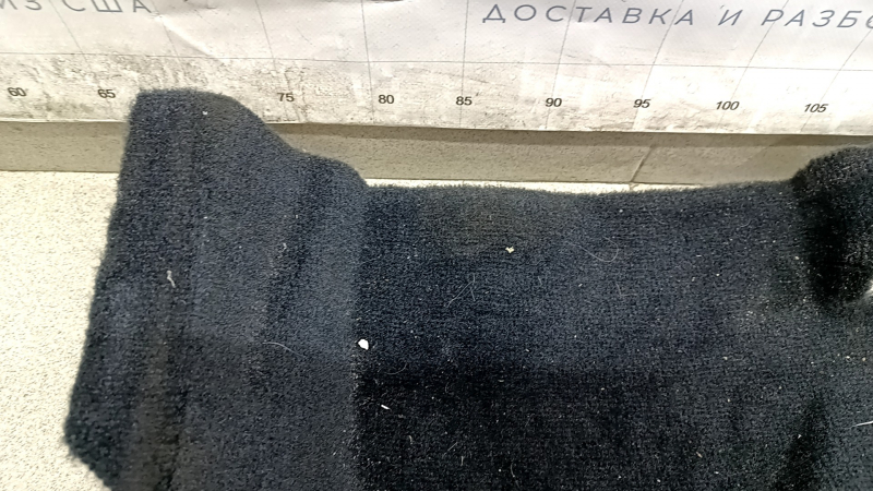 Покрытие пола заднее Toyota Avalon 13-18 черный, под химчистку