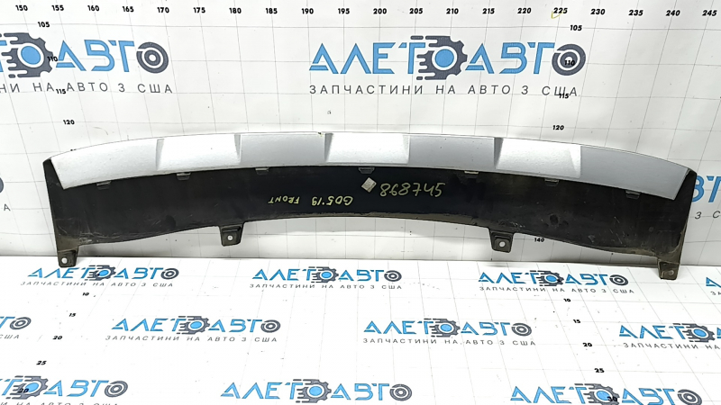 Накладка губы переднего бампера BMW X5 G05 19-23 X-Line, царапины