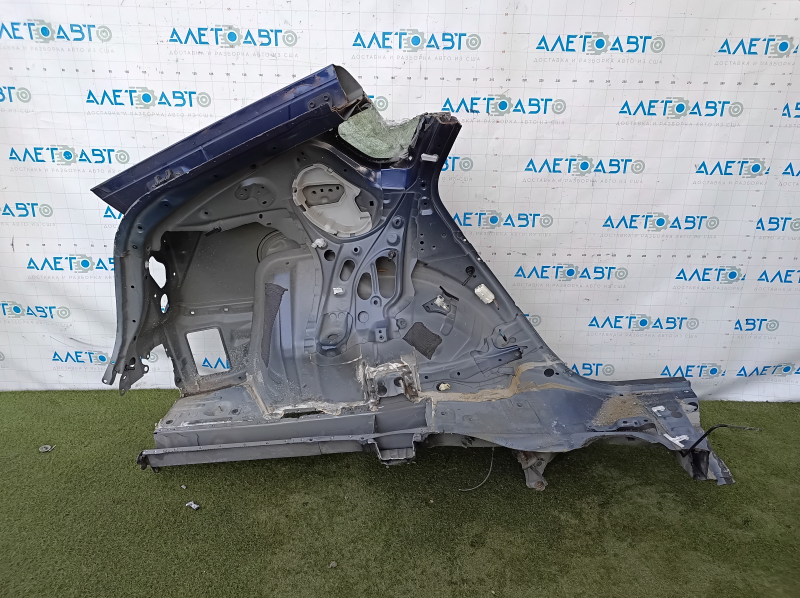 Общий вид внутренней стороны детали четверти заднего левого крыла для Toyota Prius 2010-2015