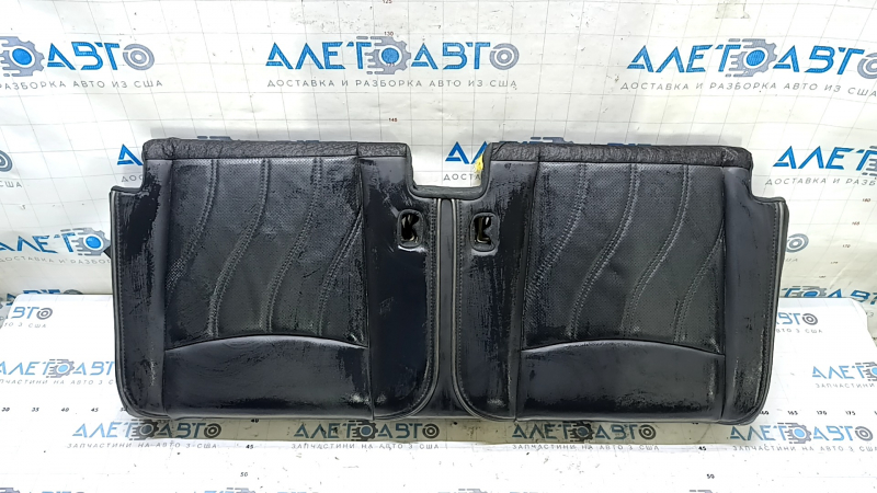 Подушка сиденья для Infiniti JX35/QX60 2013-2020, черная кожа, вид спереди.