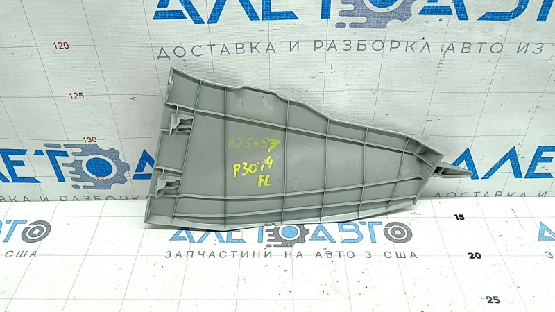 Накладка центральной консоли левая Toyota Prius 30 10-15 серая, царапины