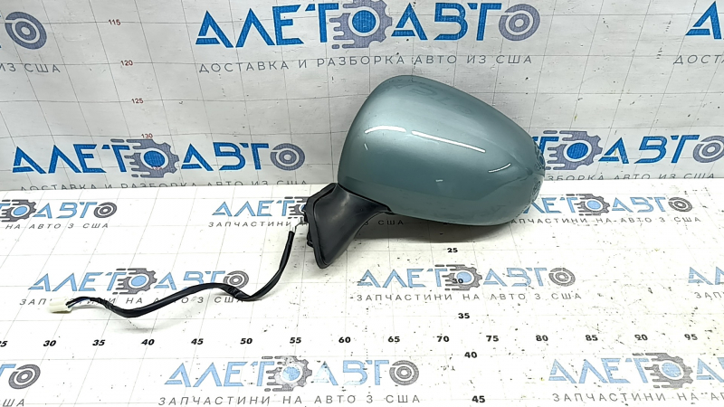 Зеркало боковое левое в сборе Toyota Prius 30 10-15 5 пинов, зеленое