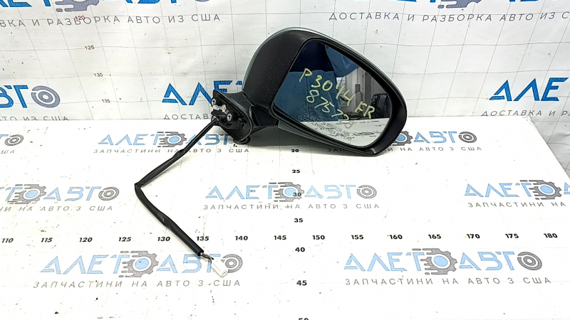 Зеркало боковое правое в сборе Toyota Prius 30 10-15 5 пинов, зеленое