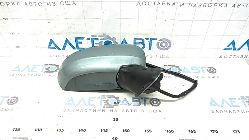 Зеркало боковое правое в сборе Toyota Prius 30 10-15 5 пинов, зеленое
