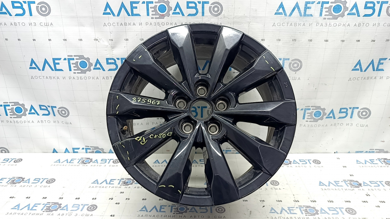 Диск колесный R17 x 7J ET40 Mazda CX-50 23-26 черный, легкая бордюрка