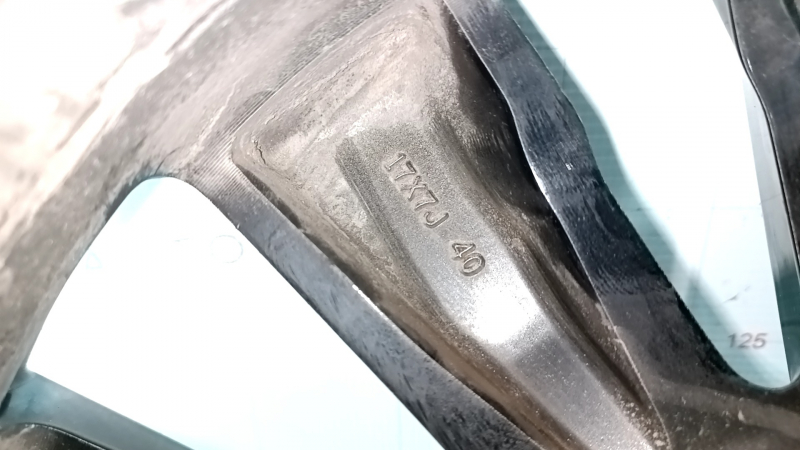 Диск колесный R17 x 7J ET40 Mazda CX-50 23-26 черный, легкая бордюрка