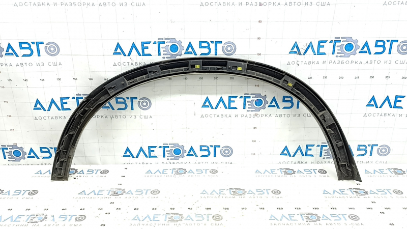 Накладка арки крыла задняя левая Volvo XC90 16-26 тип 1, черная, царапины