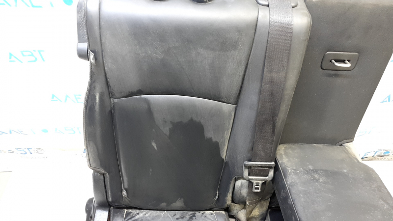 Задний ряд сидений 2 ряд правое Dodge Journey 11-20 кожа черн, механическое, с подлокотником и ремнем, под химчистку, ржавая, примятость