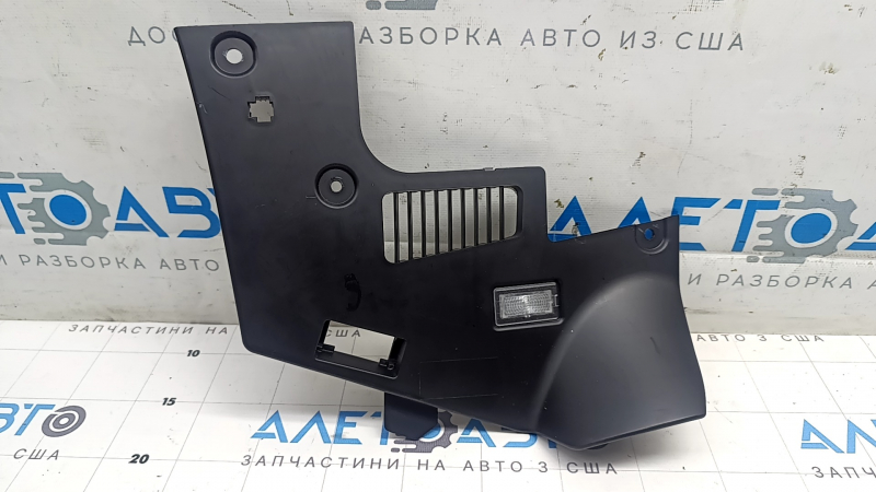 Накладка подушки безопасности колени водителя Tesla Model 3 18-23 черная, с подсветкой, царапины