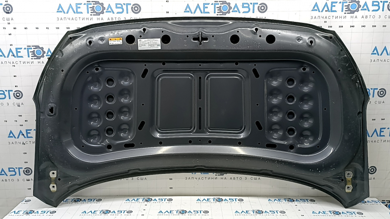 Капот голый Hyundai Ioniq 17-22 алюминий, графит A5G, тычка