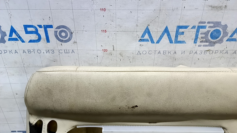Тыльная сторона спинки заднего ряда, оригинальная деталь Lexus, вид со стороны креплений