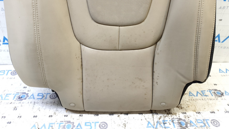 Спинка заднего ряда сидений правая Chevrolet Volt 11-15 кожа бежевая, перфорация, под химчистку