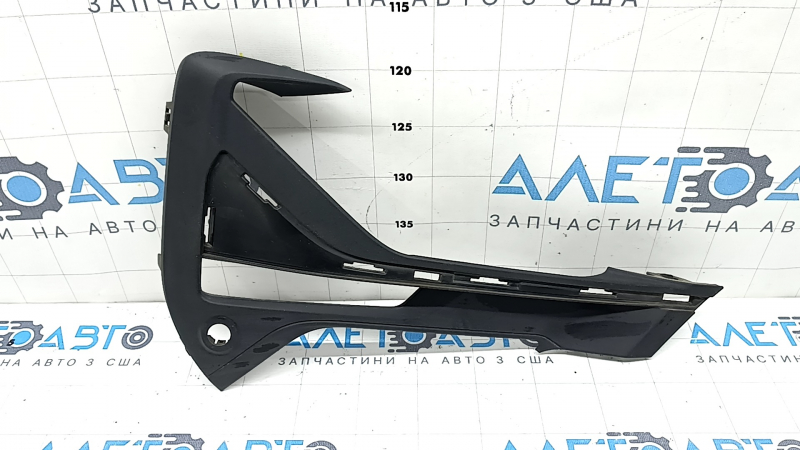 Накладка нижней решетки переднего бампера правая BMW X1 F48 20-22 Basis, X-line под парктроник и LED ПТФ, структура
