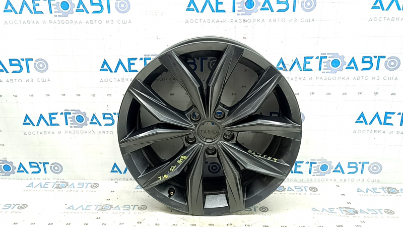 Диск колесный R18 x 7J ET43 VW Tiguan 18-24 тип 2, черный, легкая бордюрка
