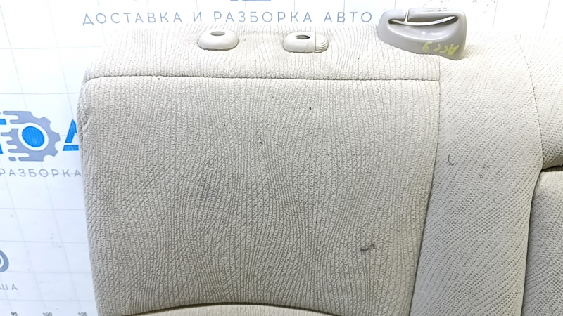 Спинка заднего ряда сидений Honda Accord 13-16 велюр серое, с подлокотником, под чистку