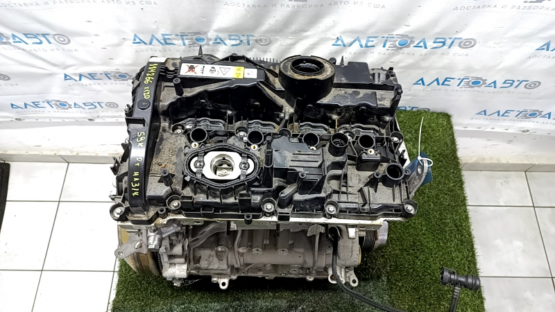 Двигатель BMW X1 F48 20-21 2.0T B46A20B 59к, повреждение водой, эмульсия, с гидротрансформатором, на запчасти