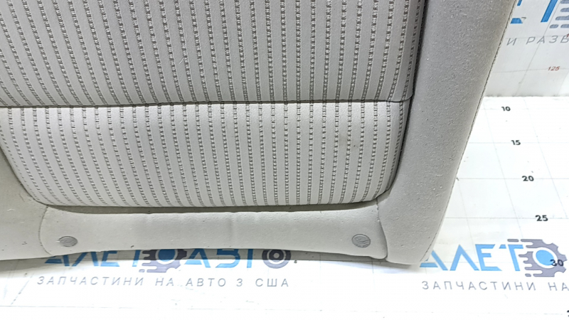 Спинка заднего ряда сидений левая Mazda 6 14-17 ткань серая, с подлокотником, под чистку