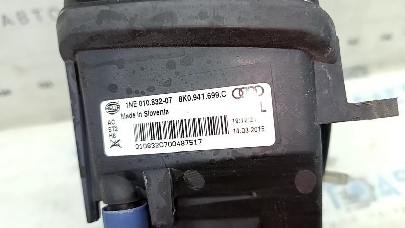 Противотуманная фара птф левая Audi A4 B8 13-16 рест седан, S line, песок